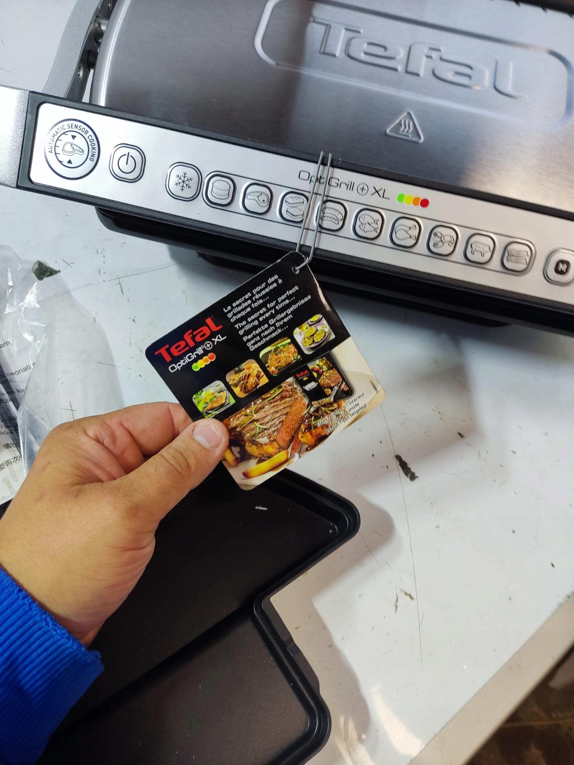 Składany grill elektryczny Tefal GC722D16 OptiGrill+ XL 2000 W — zdjęcie 10