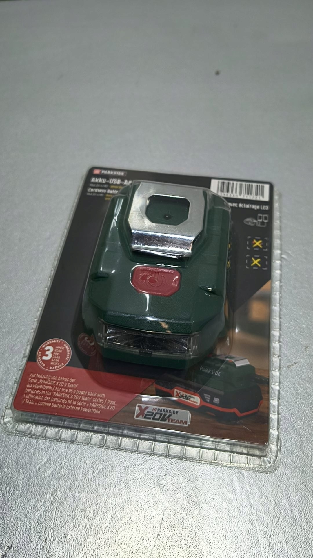 Parkside adapter do akumulatora X20V PAA 20-LI B2 20 V — zdjęcie 5
